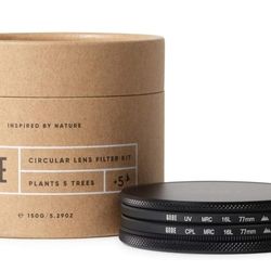 Gobe 77mm Lens Filter Kit: ND8, ND64, ND1000 (2Peak)