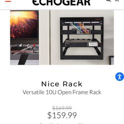 New In Box Open Frame Networking Rack