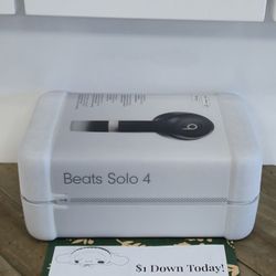 Beats Solo 4 True Wireless On Ear Headphones Bluetooth - Payments Available - Pay $1 Down To take It home