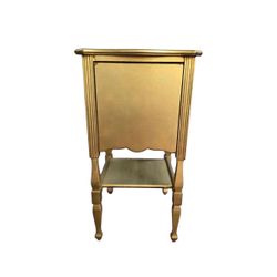 Vintage Lock Box Safe / Accent Side Table