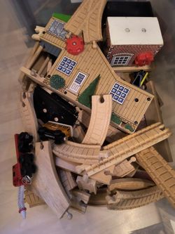 Wooden train tracks