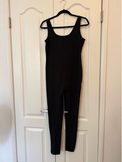 Maternity black jumpsuit size small/medium