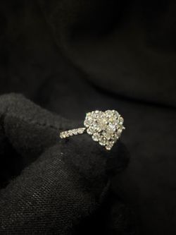 14KW HEART RING