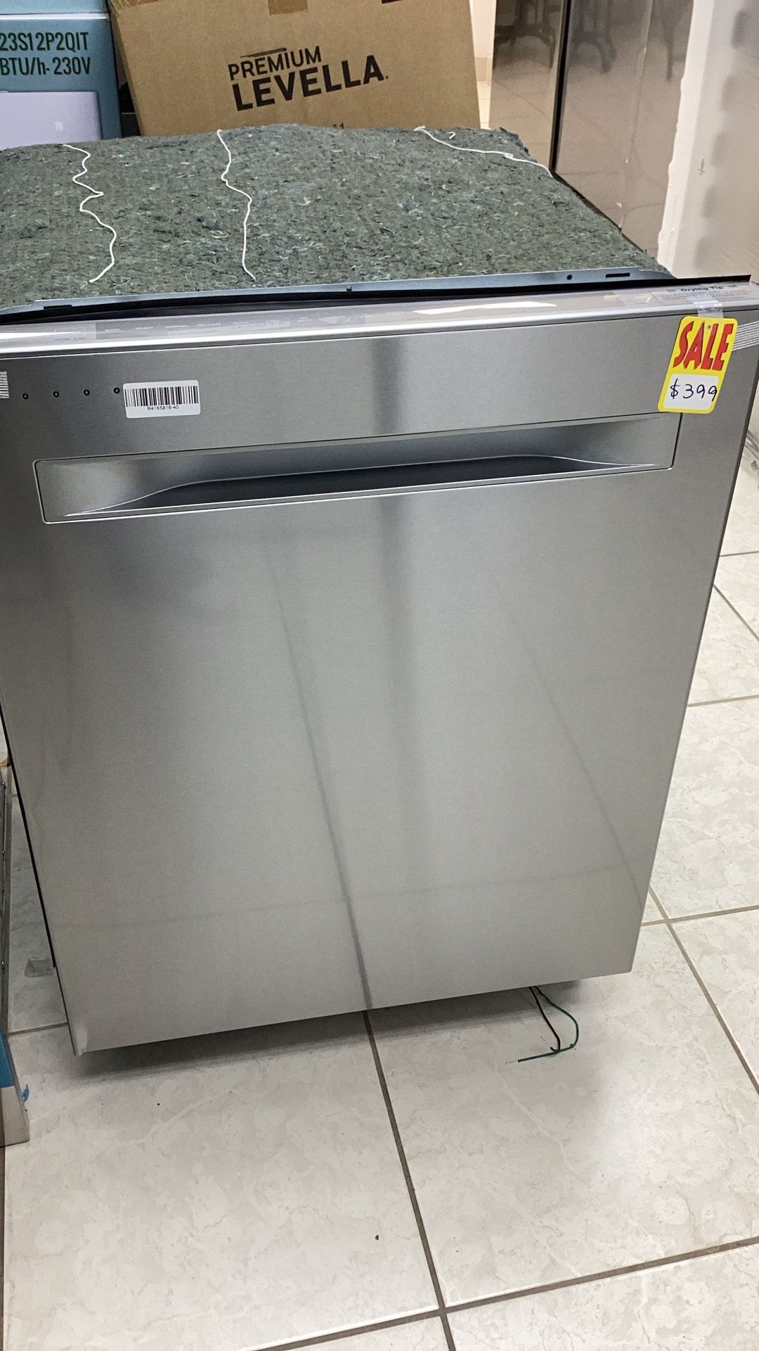 DISHWASHER TOP CONTROL MIDEA STAINLESS STEEL