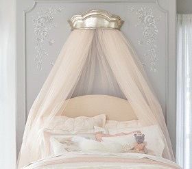Monique Lhuillier Metallic Cornice Canopy – Pottery Barn Kids
