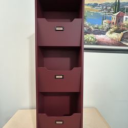 Wood File Cabinet 