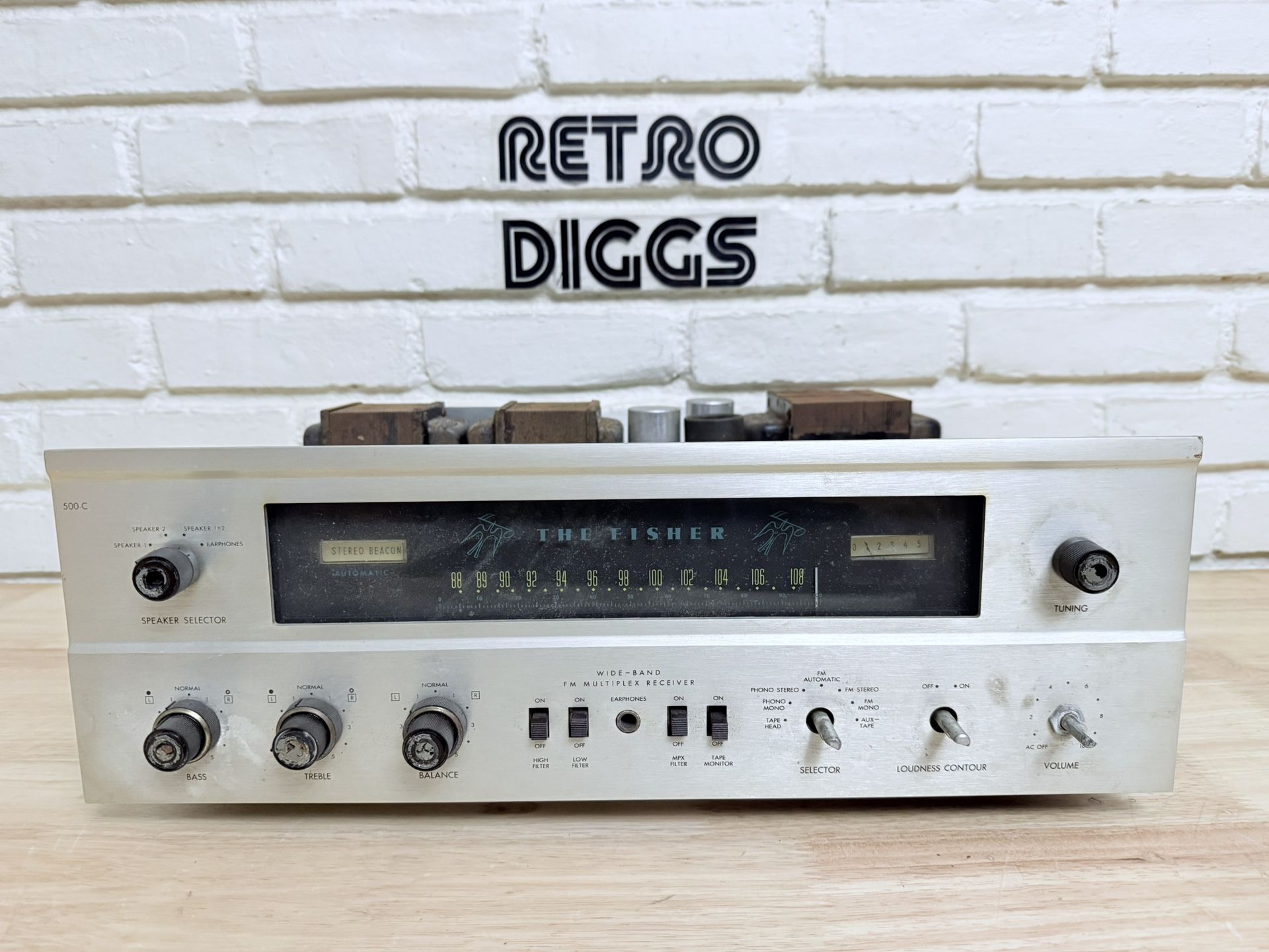 Vintage The Fisher 500-C Tube Stereo Receiver (parts or repair)