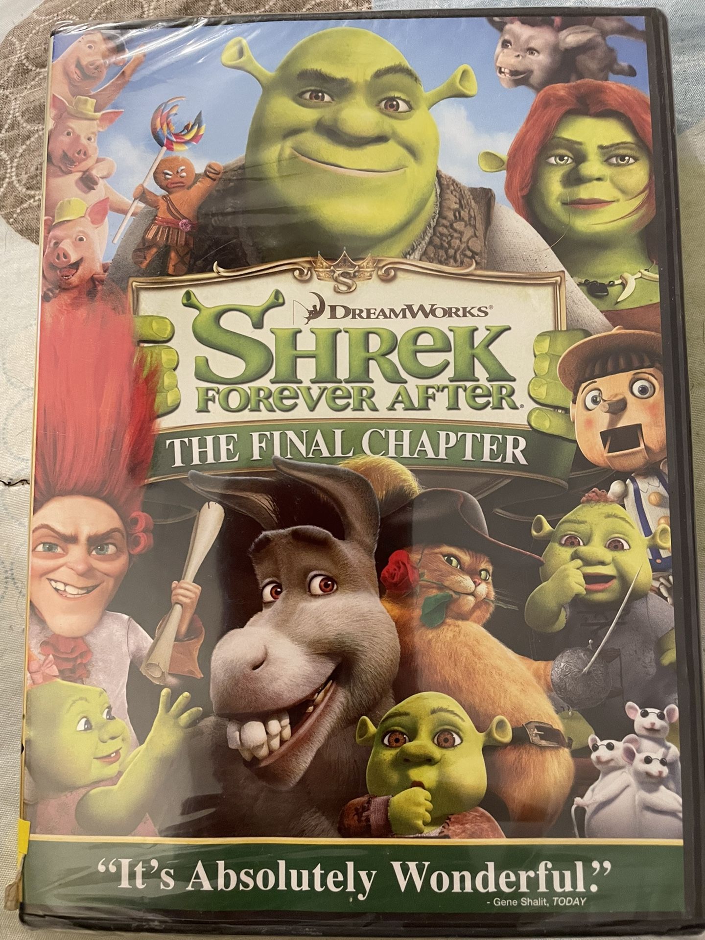 Dreamwork’s SHREK FOREVER AFTER: THE FINAL CHAPTER (DVD) NEW 