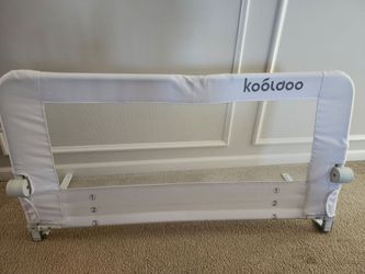 Foldable bed rail for toddlers/kids