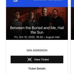 Hail The Sun Tickets San Francisco