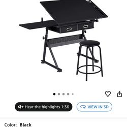 Art desk and chair