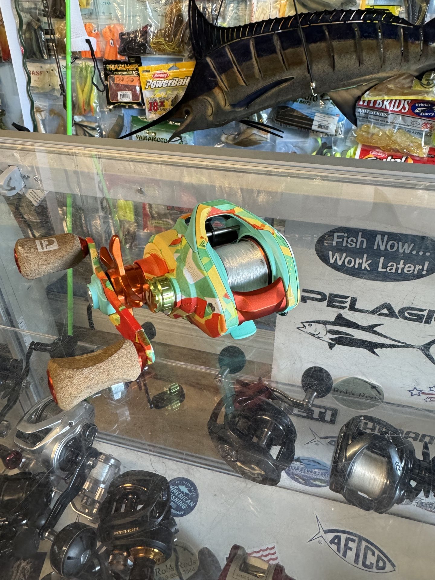 New Left Handed Proficiency Krazy Fishing Casting Reel.