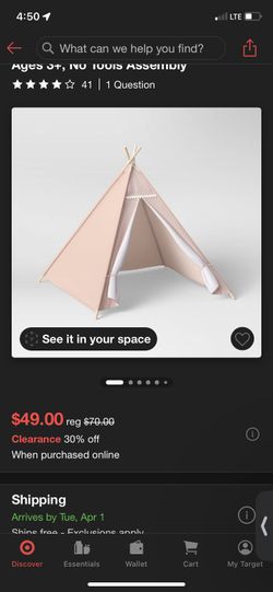 Girls Play Tent ⛺️ 