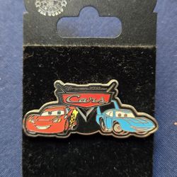 2006 Disney Cars Pin Featuring Lightning McQueen And The King