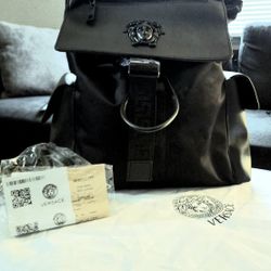 Medusa Draw String Backpack Versace Style