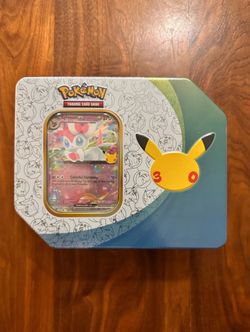 30th Celebration ex Tin [Sylveon ex] (Retail Version)