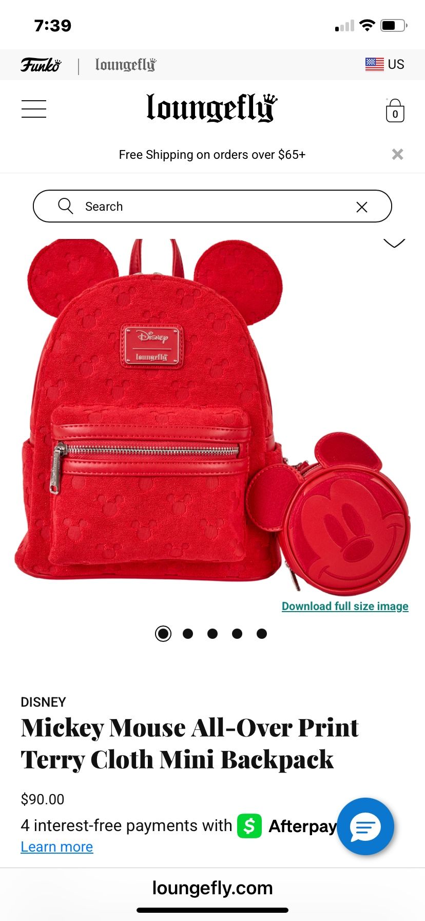 Loungefly Disney Backpack