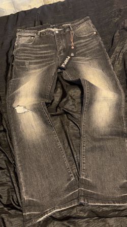 Purple jeans