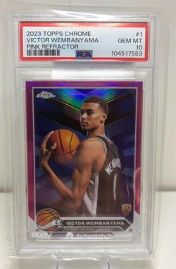Victor Wembanyama Pink Refractor PSA 10