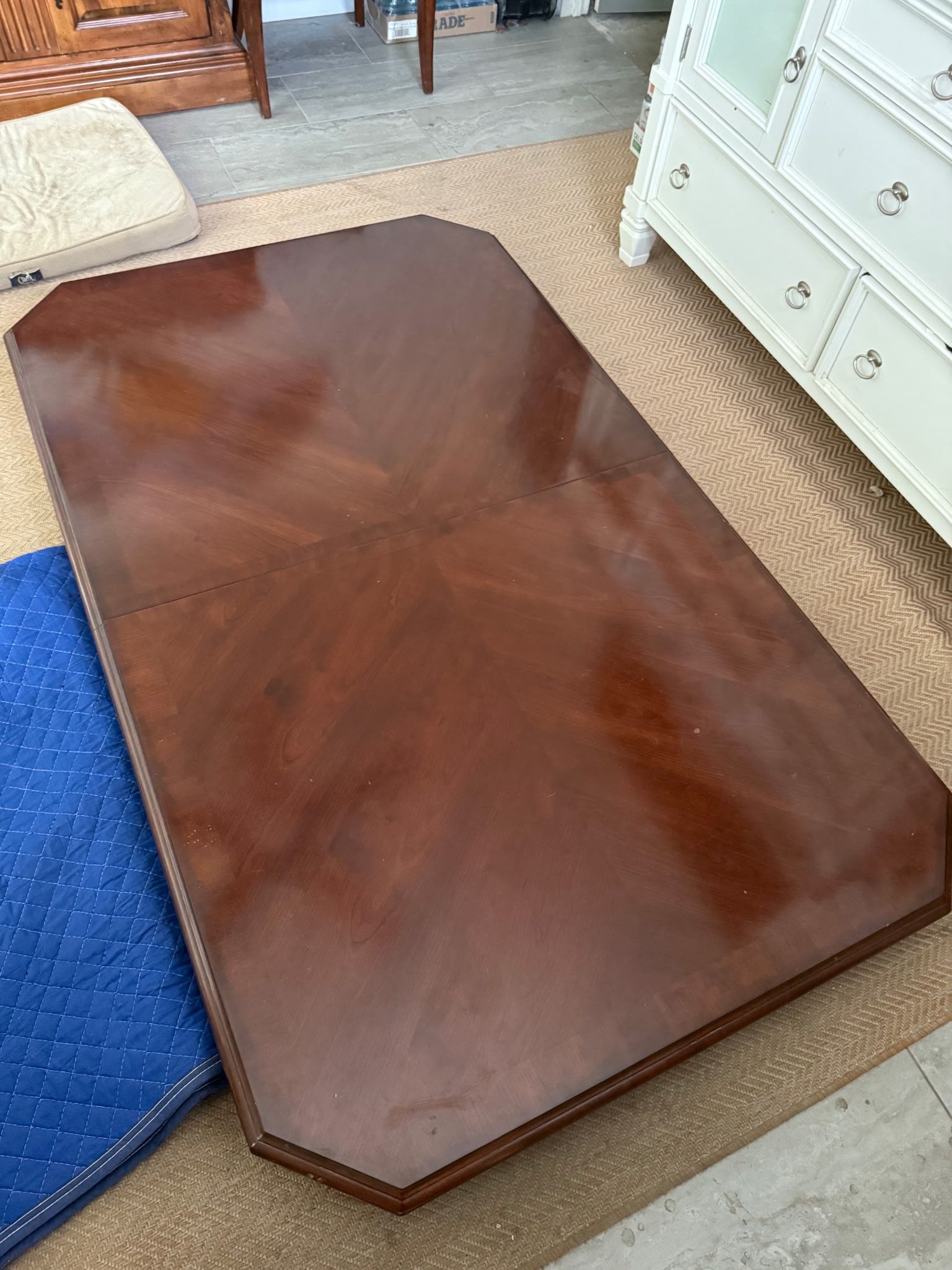 Wood Dining Table 6-8  Ppl .