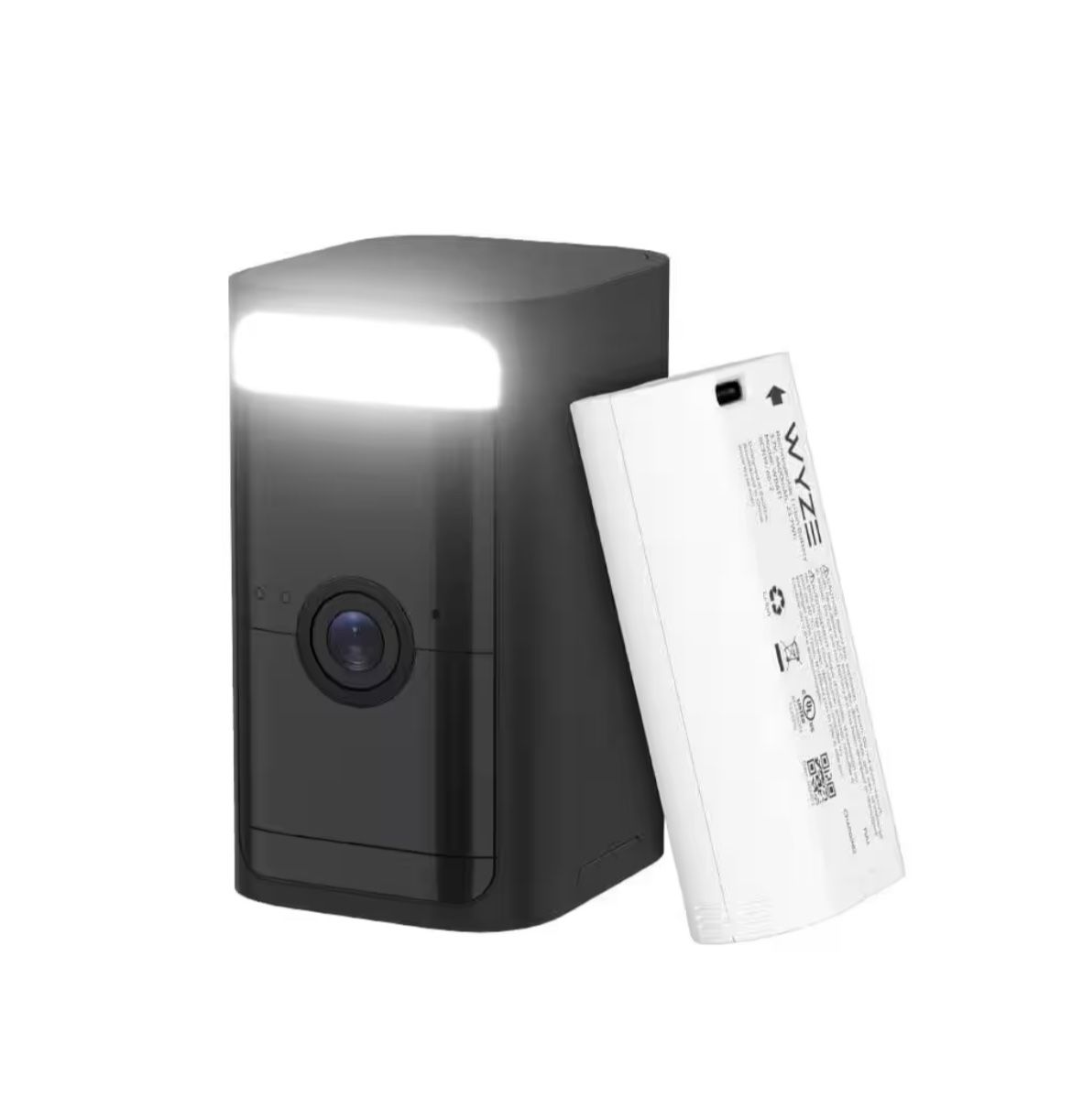 Wyze Battery Cam Pro, Wireless Indoor/Outdoor Home Security Camera, with 2k HD Color Night Vision & Built-In Spotlight, Black