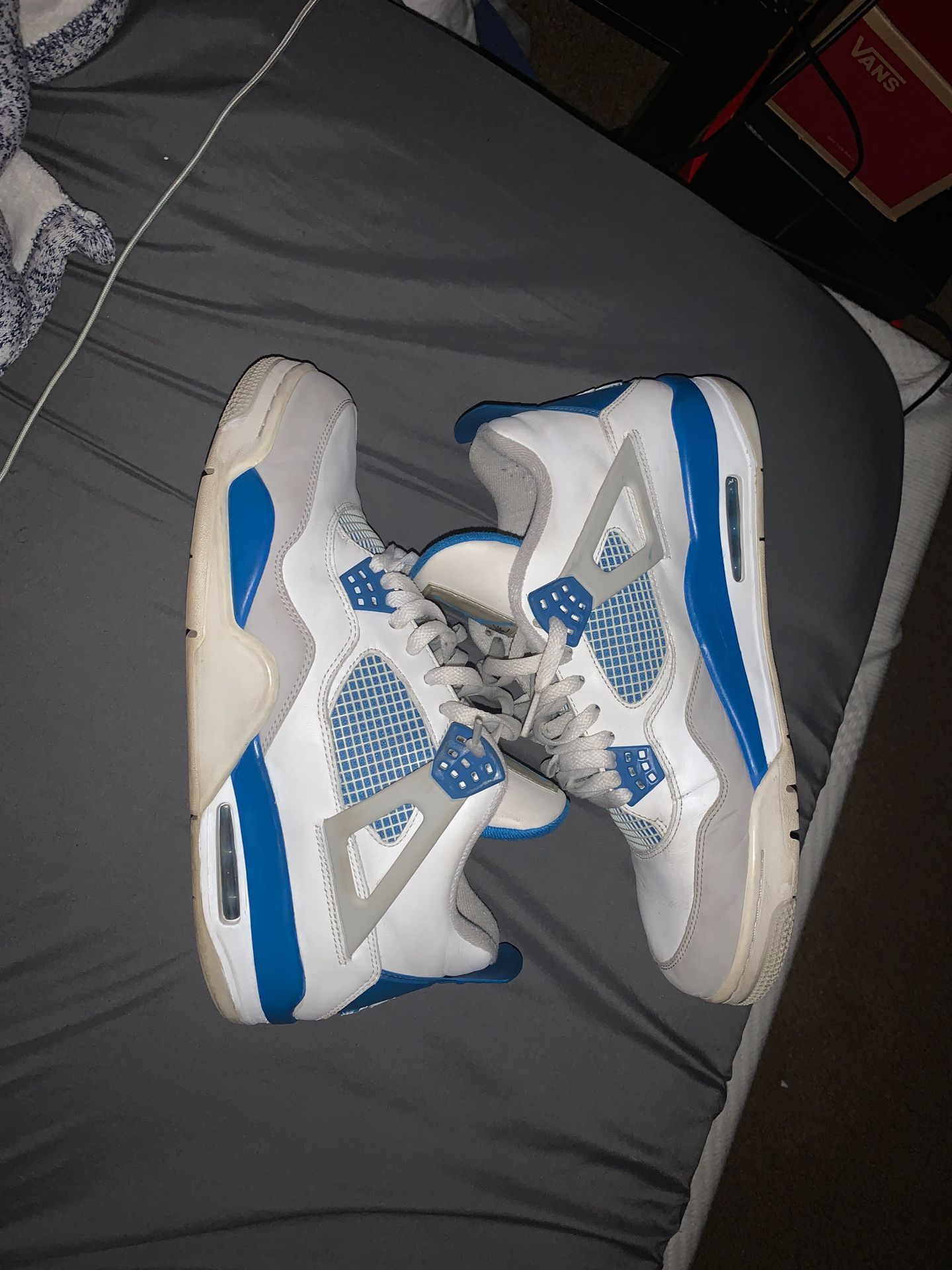 military blue 4s size 12 READ DESCRIPTION**