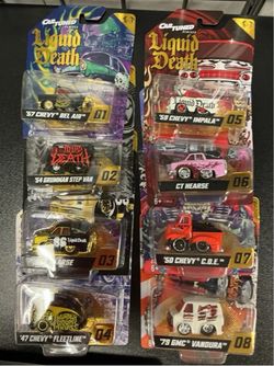 Car Tuned x Liquid Death Die-Cast Cars Full Set of 8