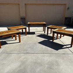Display Tables / Set of 5 / Great Condition / Retail Table 