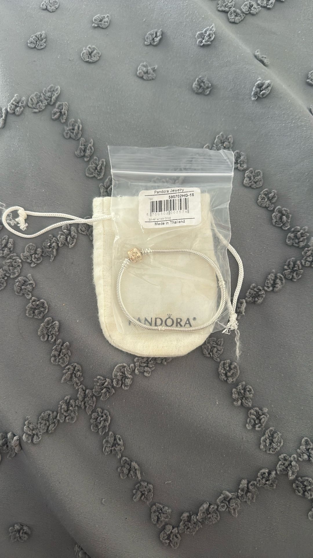 Pandora 14k Gold Clasp Bracelet 6.7 Inches Brand New!!!