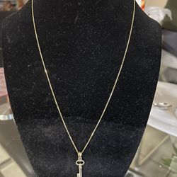 Woman Gold Thin Chain 10 K Real Gold 