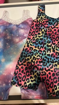 4T Girls Gymnastics Leotards Set of 2