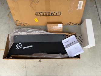 Barricade skid plate