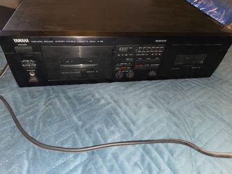 YAMAHA doble casetera use