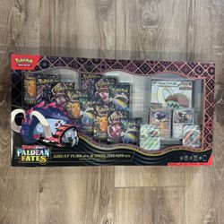 Pokemon Paldean Fates Great Tusk Iron threads Box