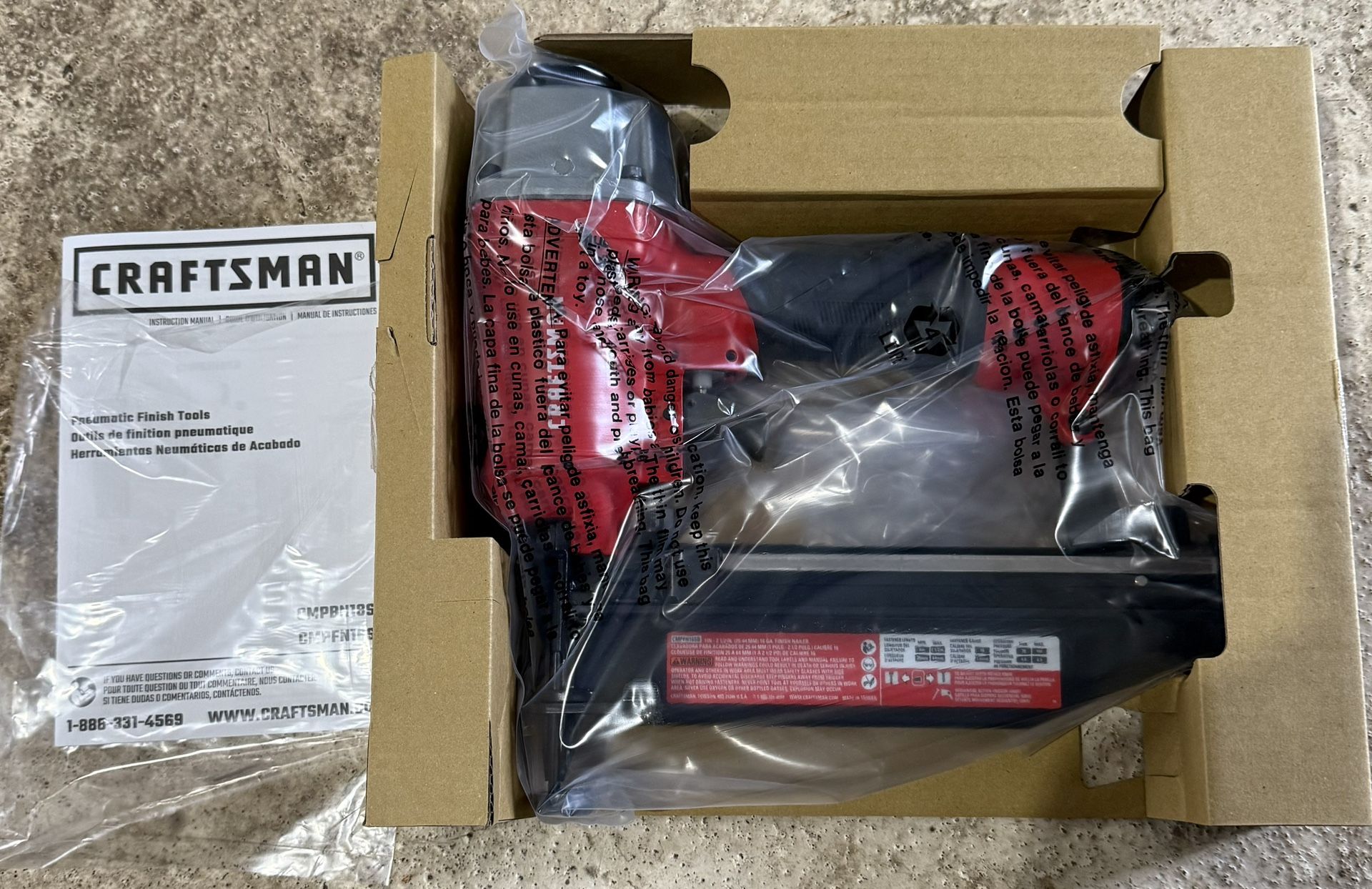 Craftsman 16ga Straight Finish Nailer
