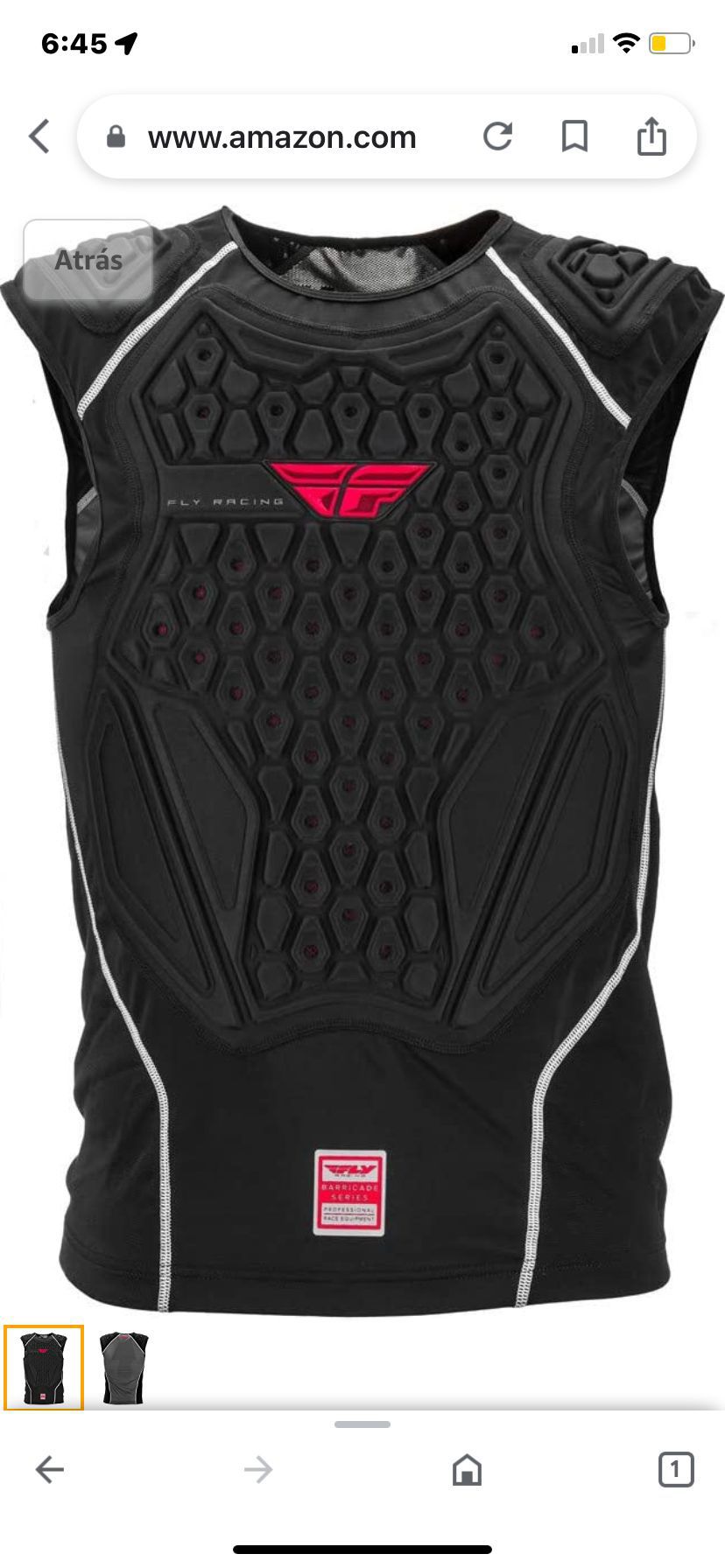 Fly Racing Barricade Roost Vest Pullover Youth