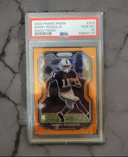 2020 Prizm Orange Disco Henry Ruggs III Rookie Psa 10 Gem Mint