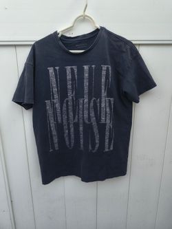 Vintage All Saints Mens T-Shirt XS Graphic Tee 19" Distressed Noise XS
