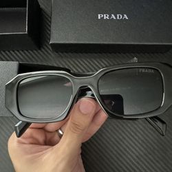 Prada Milano Symbole Black Sunglasses 