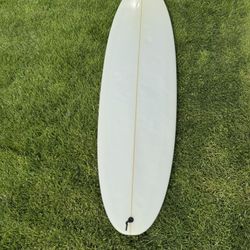 Custom 6’10 Twin Fin Midlength Surfboard 