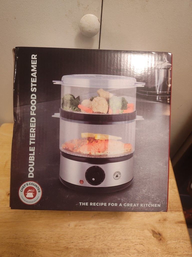Double Tiered Food Steamer 