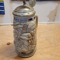Collectible Avon Limited Edition Numbered Salute To The US Military Stein.