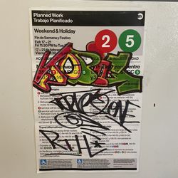 GRAFFITI ART MTA POSTER 2 5 TRAIN