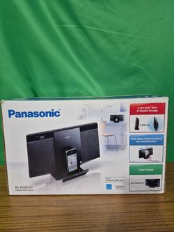 PANASONIC COMPACT MICRO STEREO SYSTEM MODEL SC-HC25