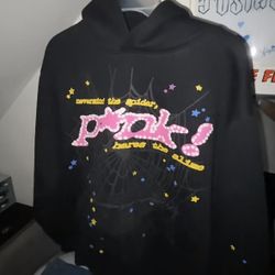 Pink Spider Hoodie 