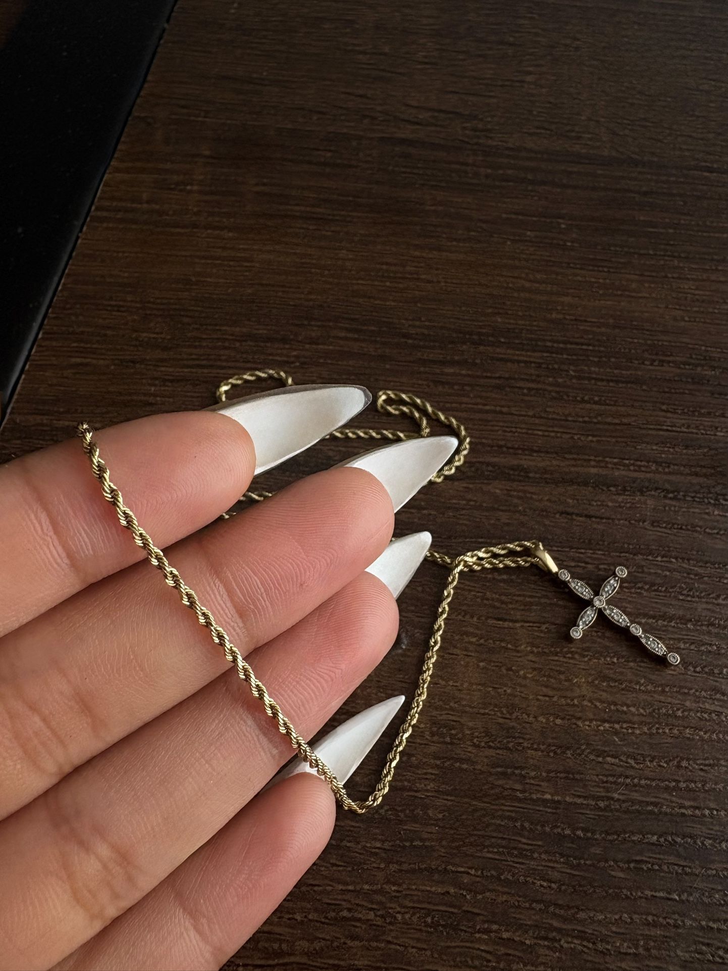 16 Cm Gold Rope Chain