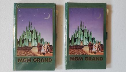New Set Of 2 Vintage  MGM Grand Wizard of OZ Mini Address Book