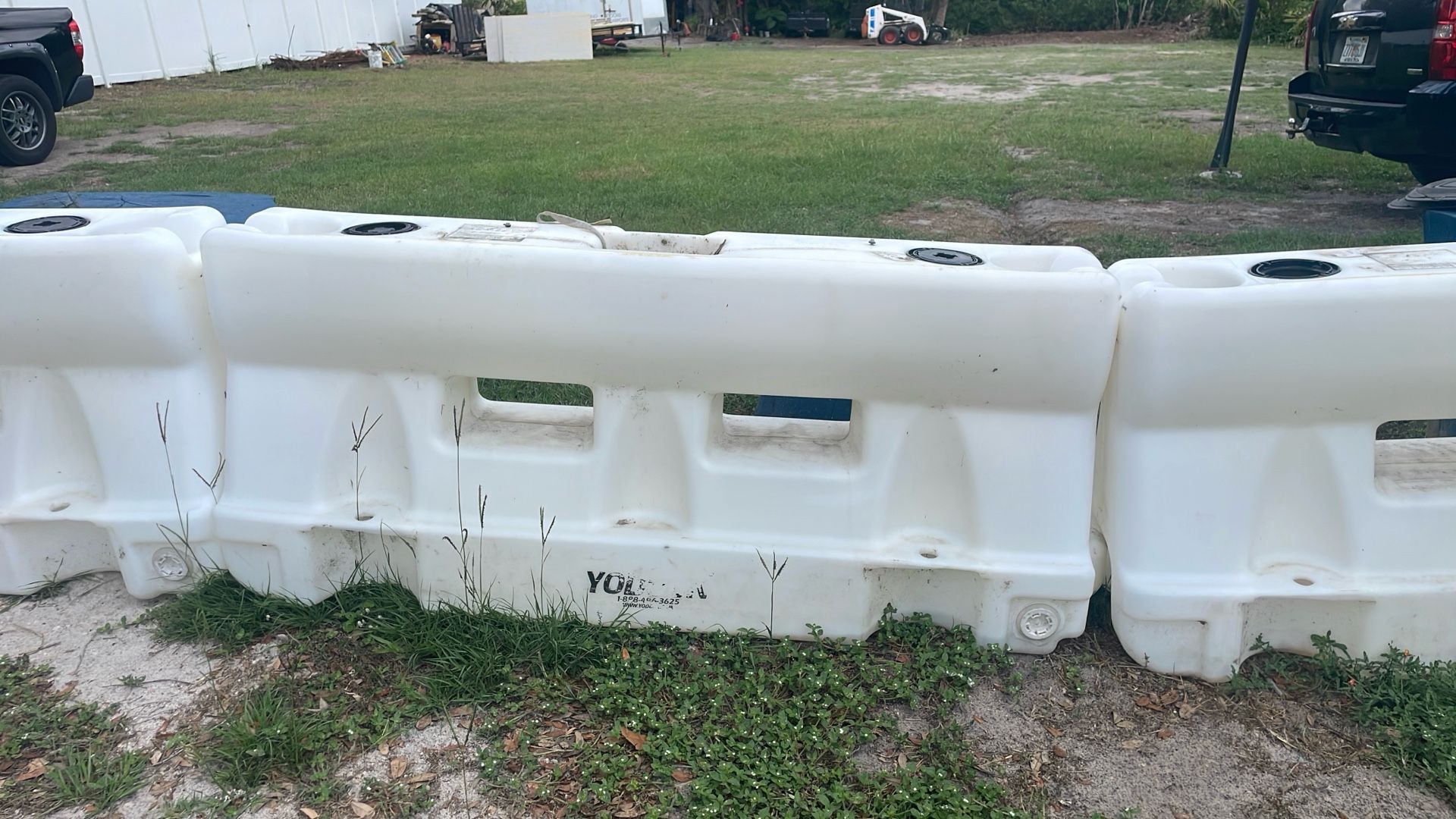 9 Pieces Plastic Container About 6’ Long 