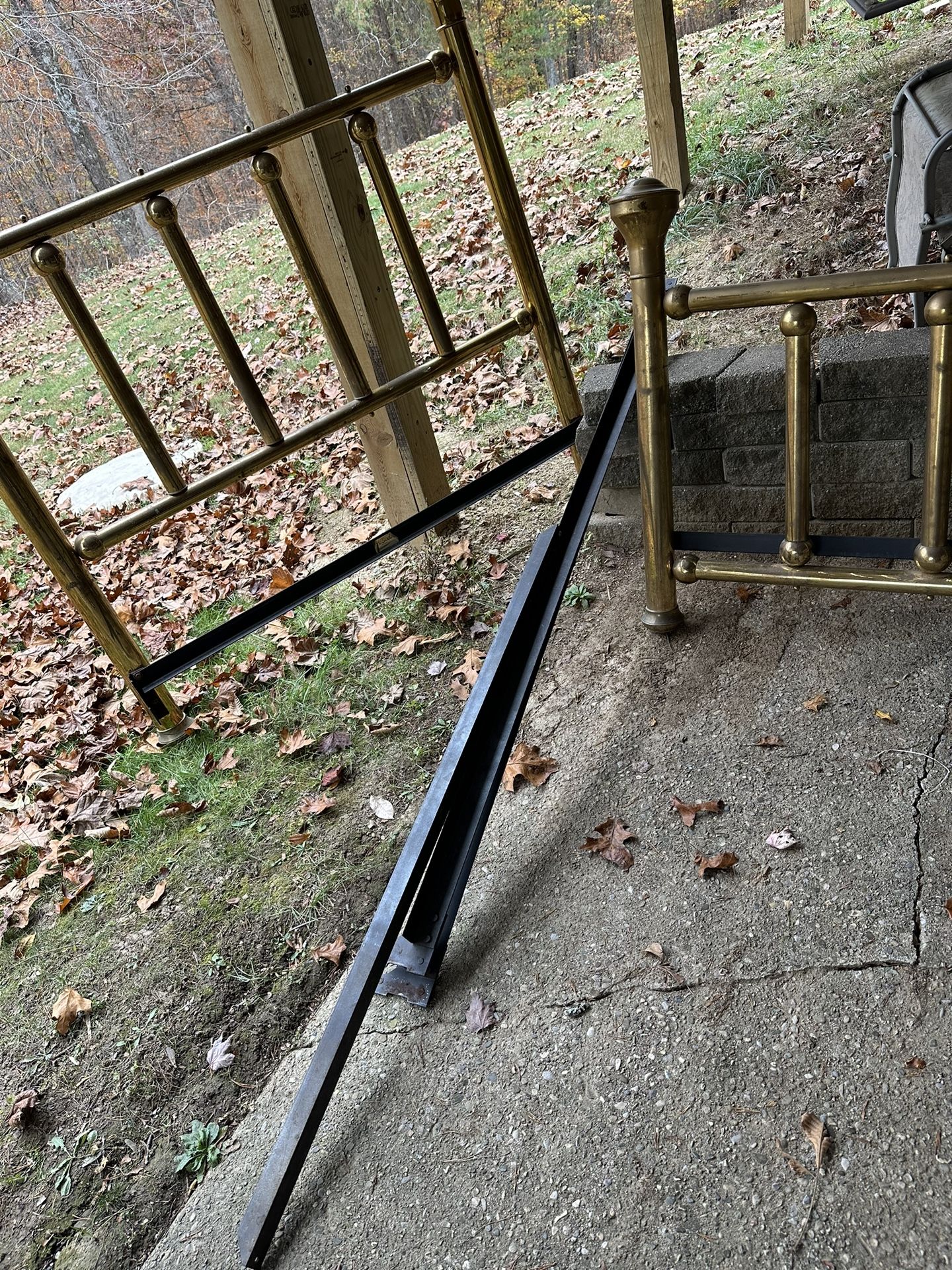 Bed Frame - Brass