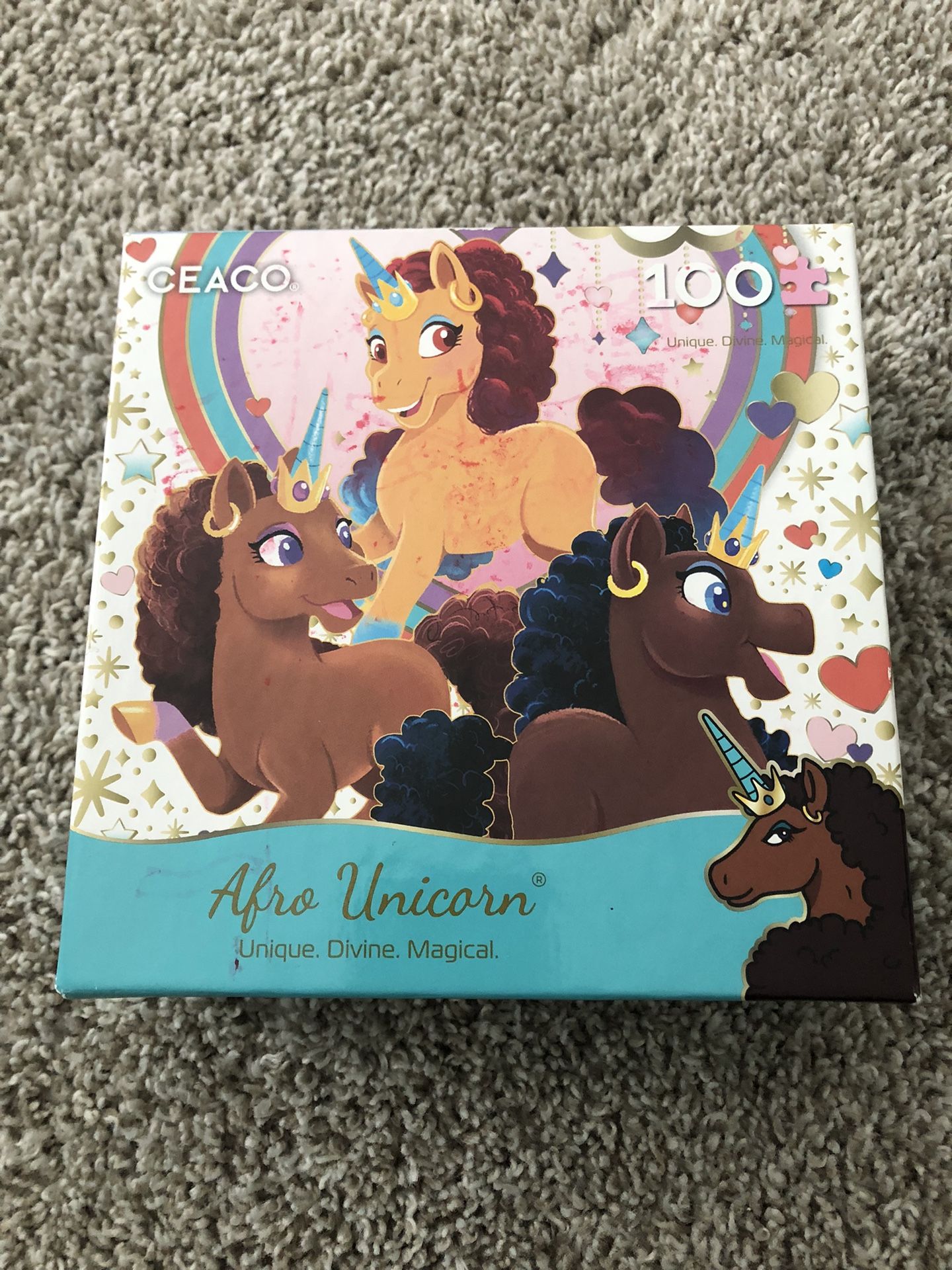 100 Piece Unicorn puzzle